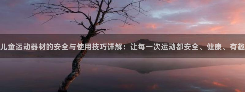 意昂体育4平台注册要钱吗：儿童运动器材的安全与使用技